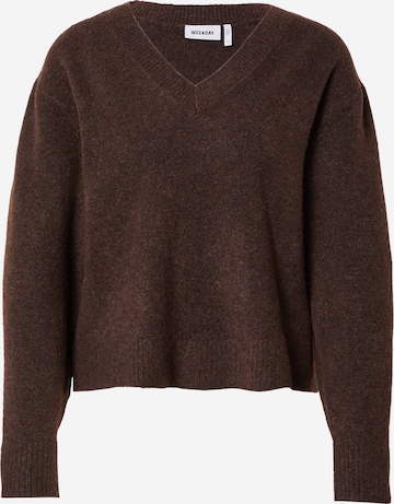 WEEKDAY Pullover 'Ellen' i brun: forside