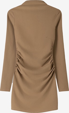 Bershka Šaty - Béžová: predná strana