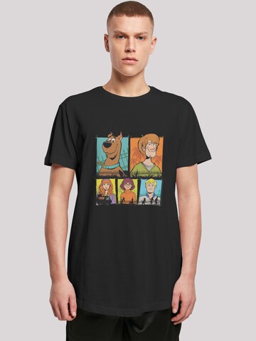 T-Shirt 'Group Frames' F4NT4STIC en noir : devant