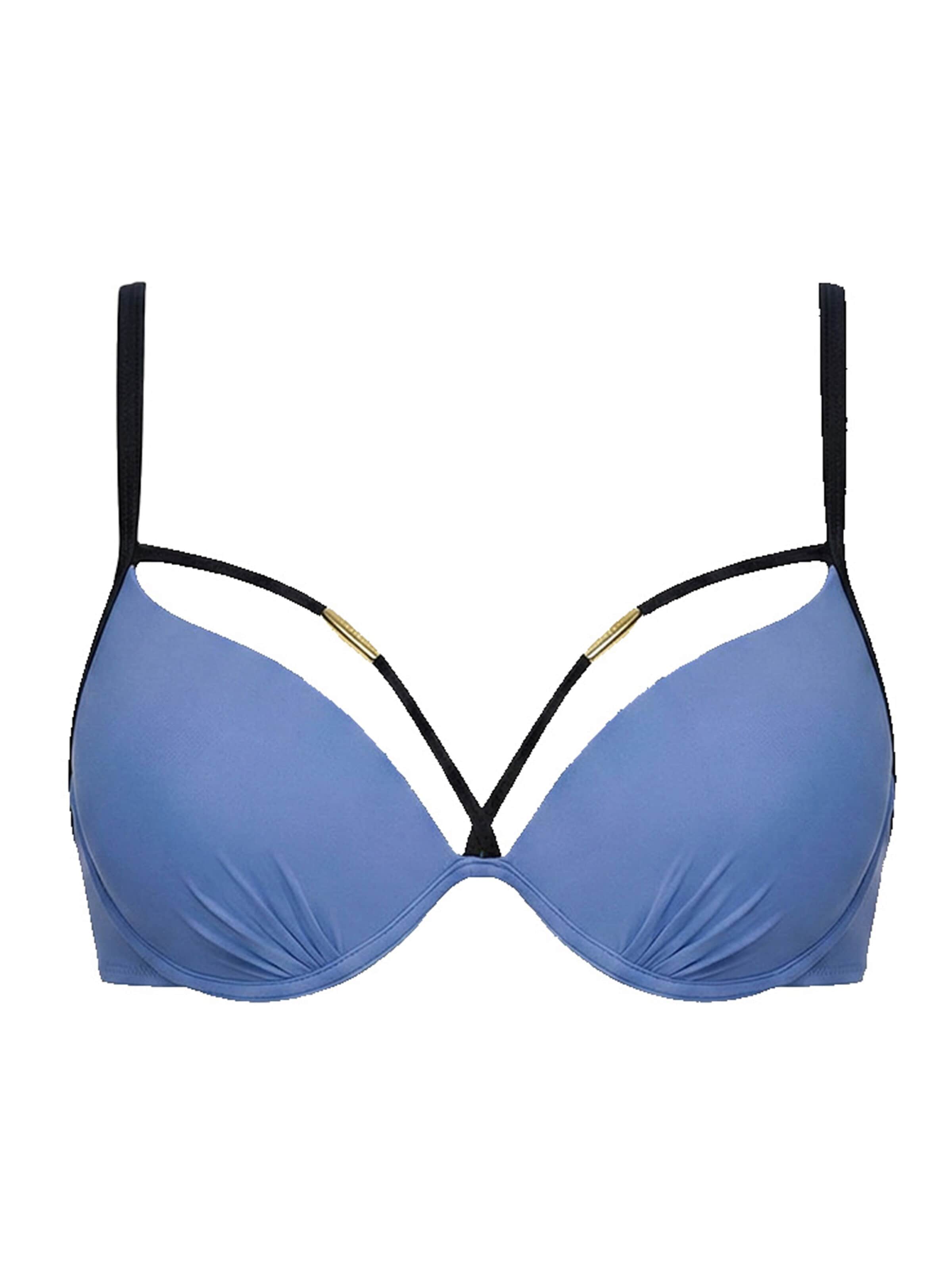 Marko Push-up Bikiniöverdel 'Alana M-802 (5)' i blå: framsida