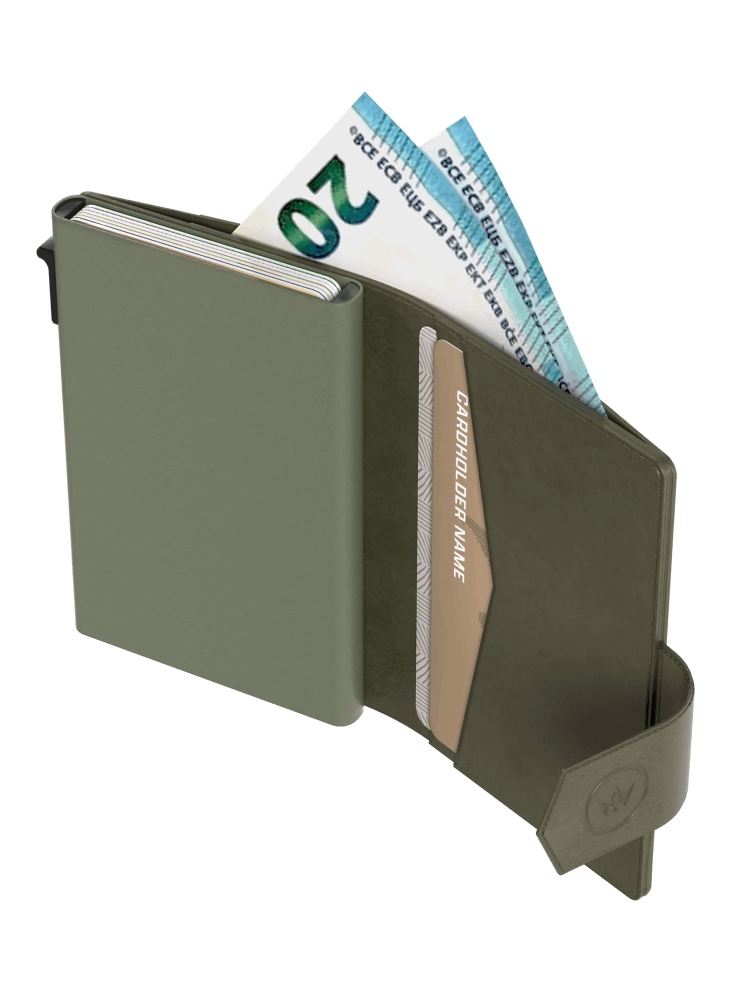 Porte-monnaies 'Pasjeshouder Plus' Prowallet en vert
