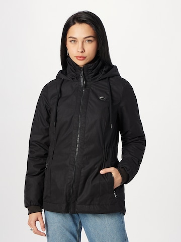 Ragwear Between-season jacket 'VARVARRA' in Black: front