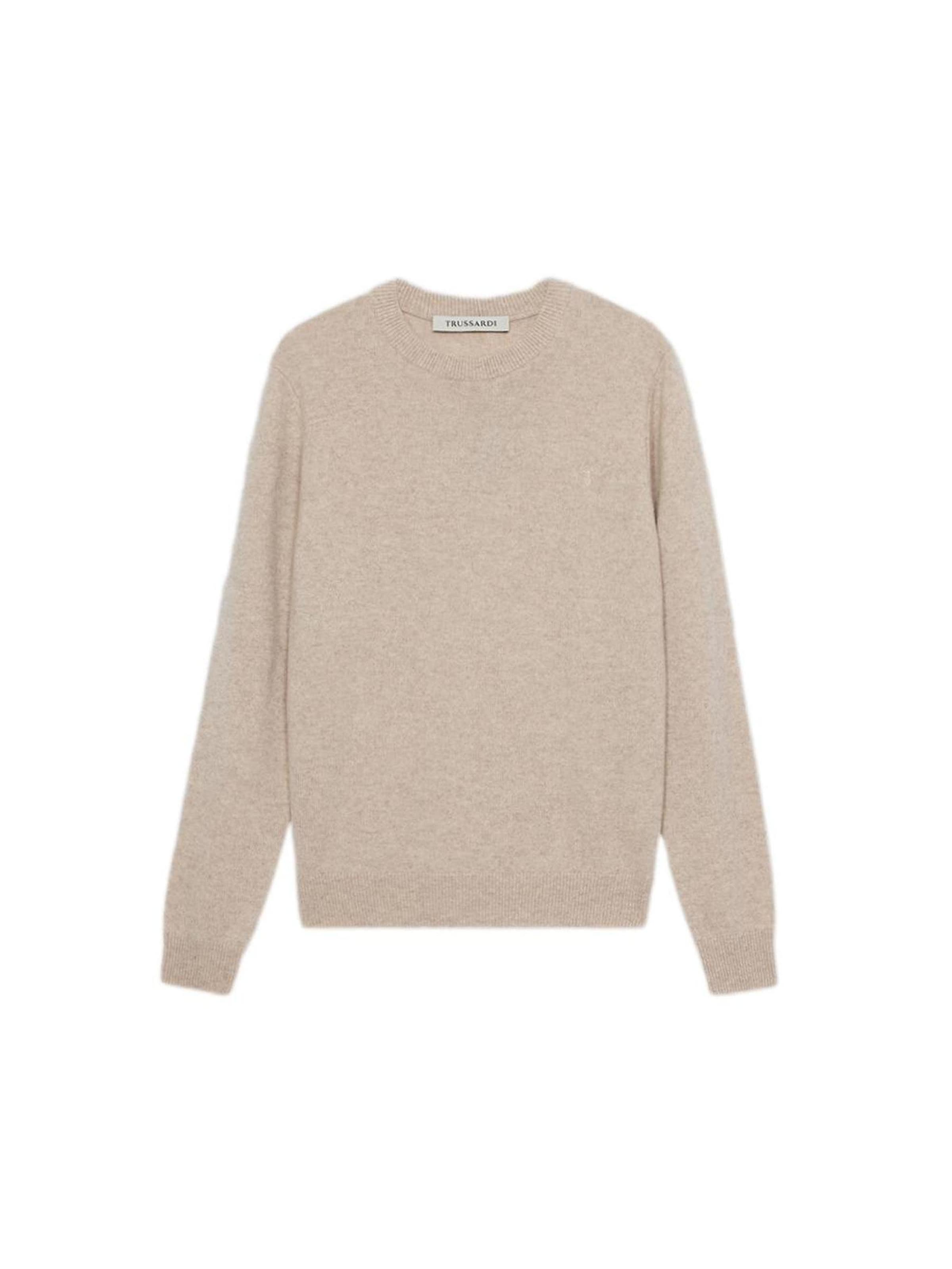 Pull-over Trussardi en beige : devant