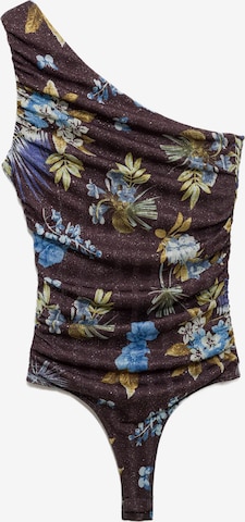 No Matter What Blouse bodysuit in Black: front