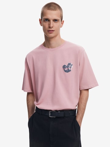 T-Shirt Desigual en rose : devant