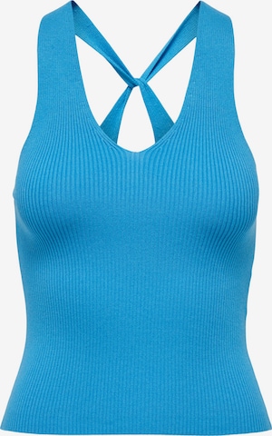 JDY Knitted Top 'SABRINA' in Blue: front