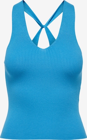 JDY Gebreide top 'SABRINA' in Blauw: voorkant