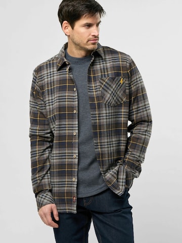 Coupe regular Chemise 'Henry' MCS en marron