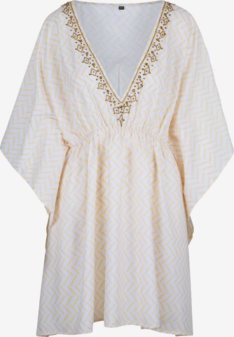 LingaDore Obleka za na plažo | bela barva: sprednja stran