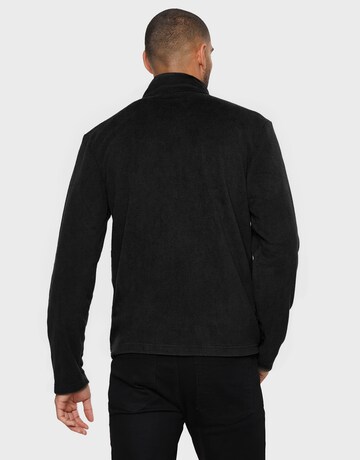 Threadbare Fleece Jacket 'Myers' in Black