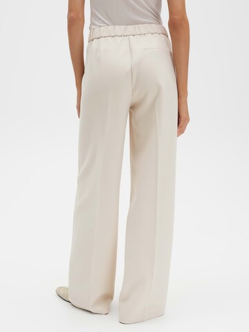 Someday Широкий Плиссированные брюки 'Charlie' в Коричневый