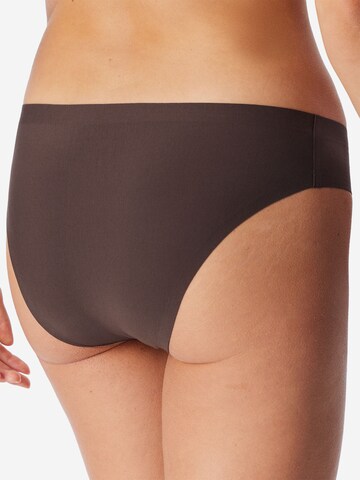 Slip ' Invisible Cotton ' SCHIESSER en marron