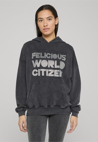 Felicious Sweatshirt in Black: front