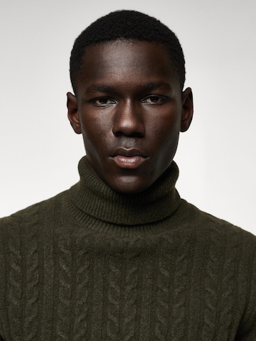 MANGO MAN Sweater 'Marias' in Green