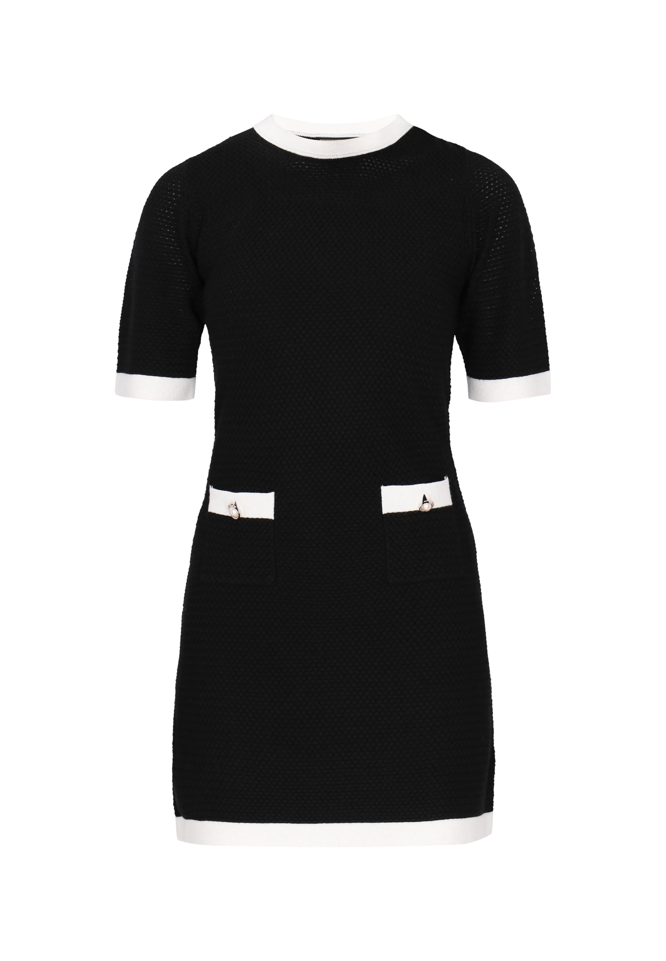 faina - Vestido 'Festive' em preto: frente