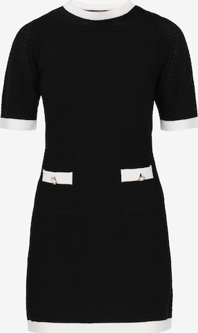 faina - Vestido 'Festive' em preto: frente