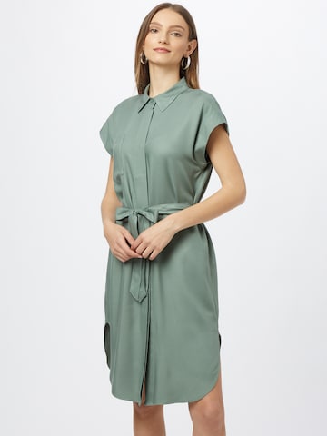VERO MODA Košilové šaty 'Millie' – zelená: přední strana
