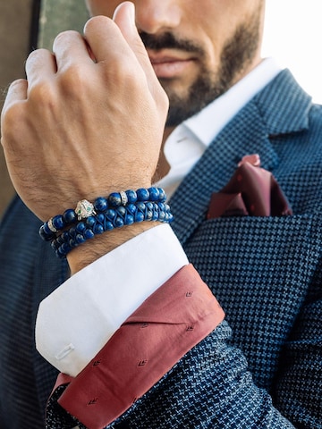 GT Collection Armband 'LEOPARD' in Blauw