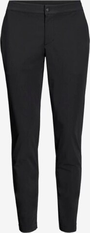 JACK WOLFSKIN Regular Workout Pants in Black: front