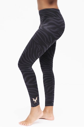 Kismet Yogastyle Slim fit Workout Pants 'Ganga' in Black