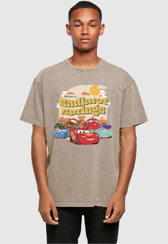 ABSOLUTE CULT Shirt 'Cars - Radiator Springs Group' in Groen: voorkant