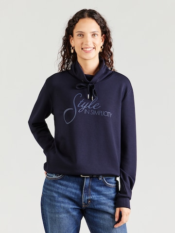 Soyaconcept Sweatshirt 'Banu' i blå: forside