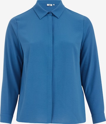 WE Fashion Blouse in Blue: front