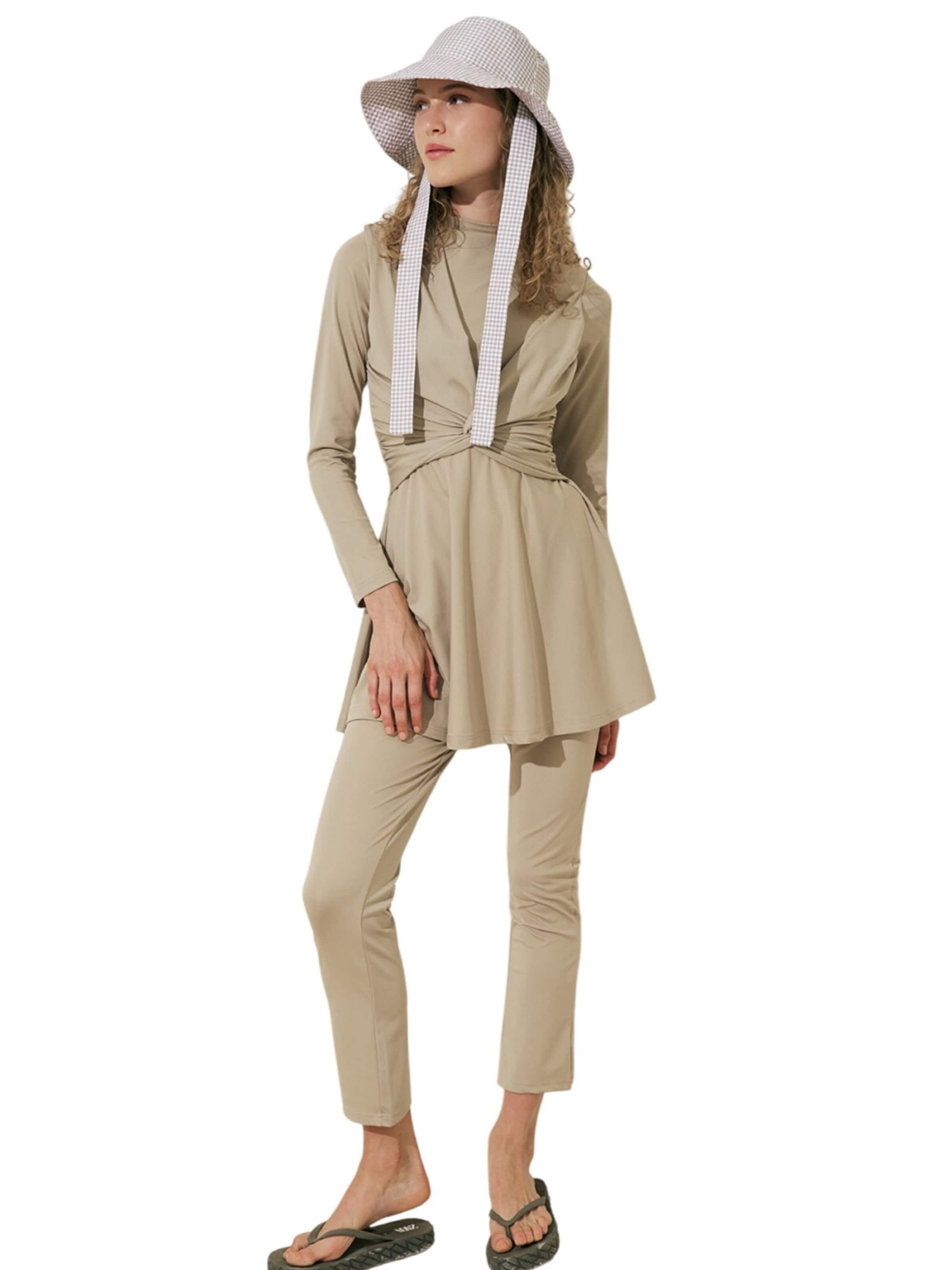 MANUKA Badeanzug‌‌ in Beige