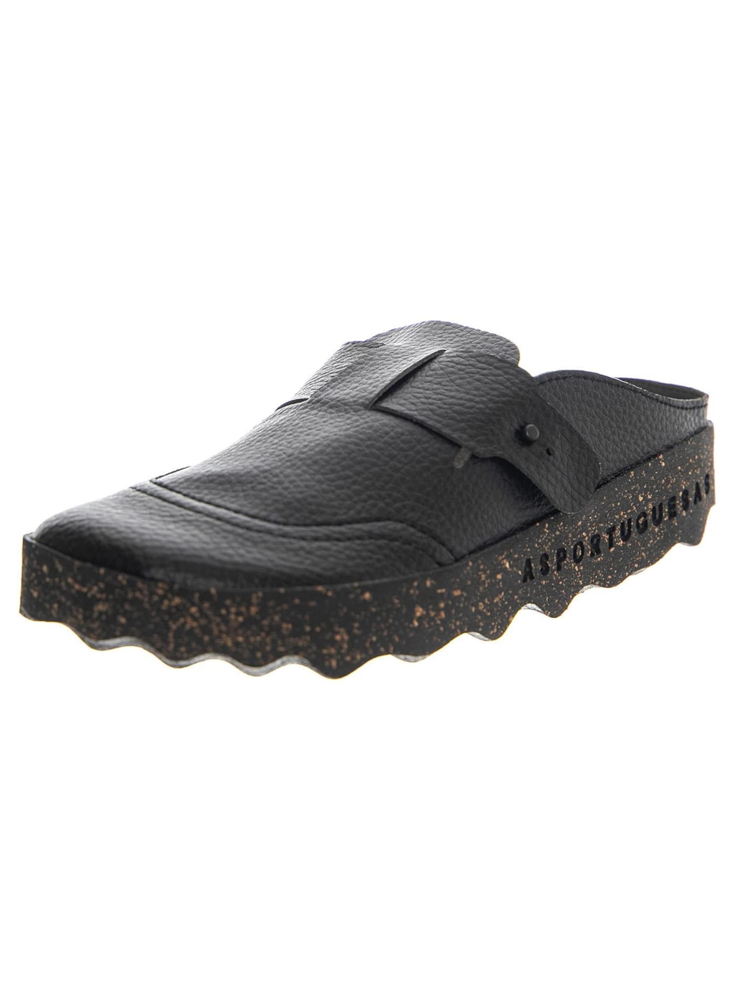 Asportuguesas Sandały 'Cole L Eco Leather Black' w kolorze czarny: przód