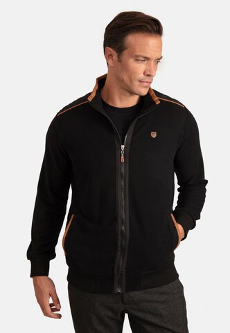 Sir Raymond Tailor Sweatjacke 'Specter' in Schwarz