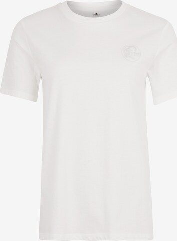 O'NEILL - Camisa 'Circle Surfer' em branco: frente