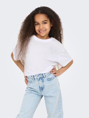 ONLY GIRLS Shirt 'KOGAntonia' in White: front