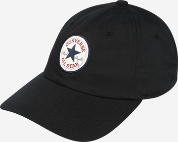 CONVERSE Cap 'Tipoff' in Black: front