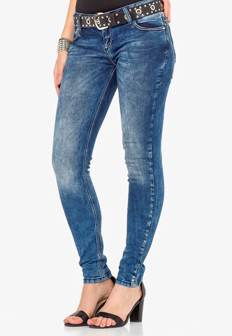 CIPO & BAXX Slimfit Jeans 'WD286' in Blau