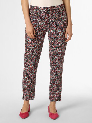 Marie Lund Regular Pleat-Front Pants in Mixed colors: front