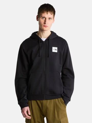 THE NORTH FACE - Sudadera con cremallera 'M EVO BOX HALF DOME REGULAR  FULL ZIP HO' en negro: frente