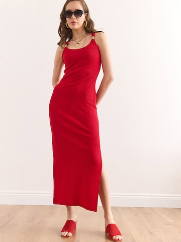 olalook Šaty – červená: přední strana