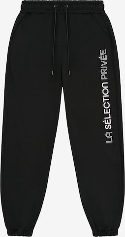 ESTEEM Tapered Housut 'Sélection Privée' värissä musta: etupuoli