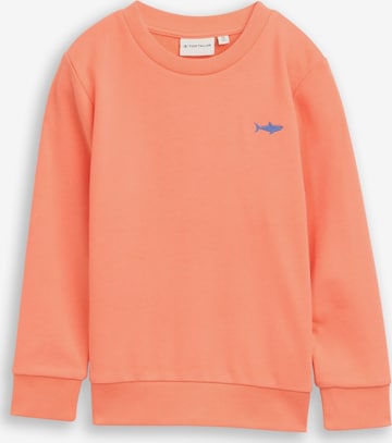 TOM TAILOR Sweatshirt in Oranje: voorkant
