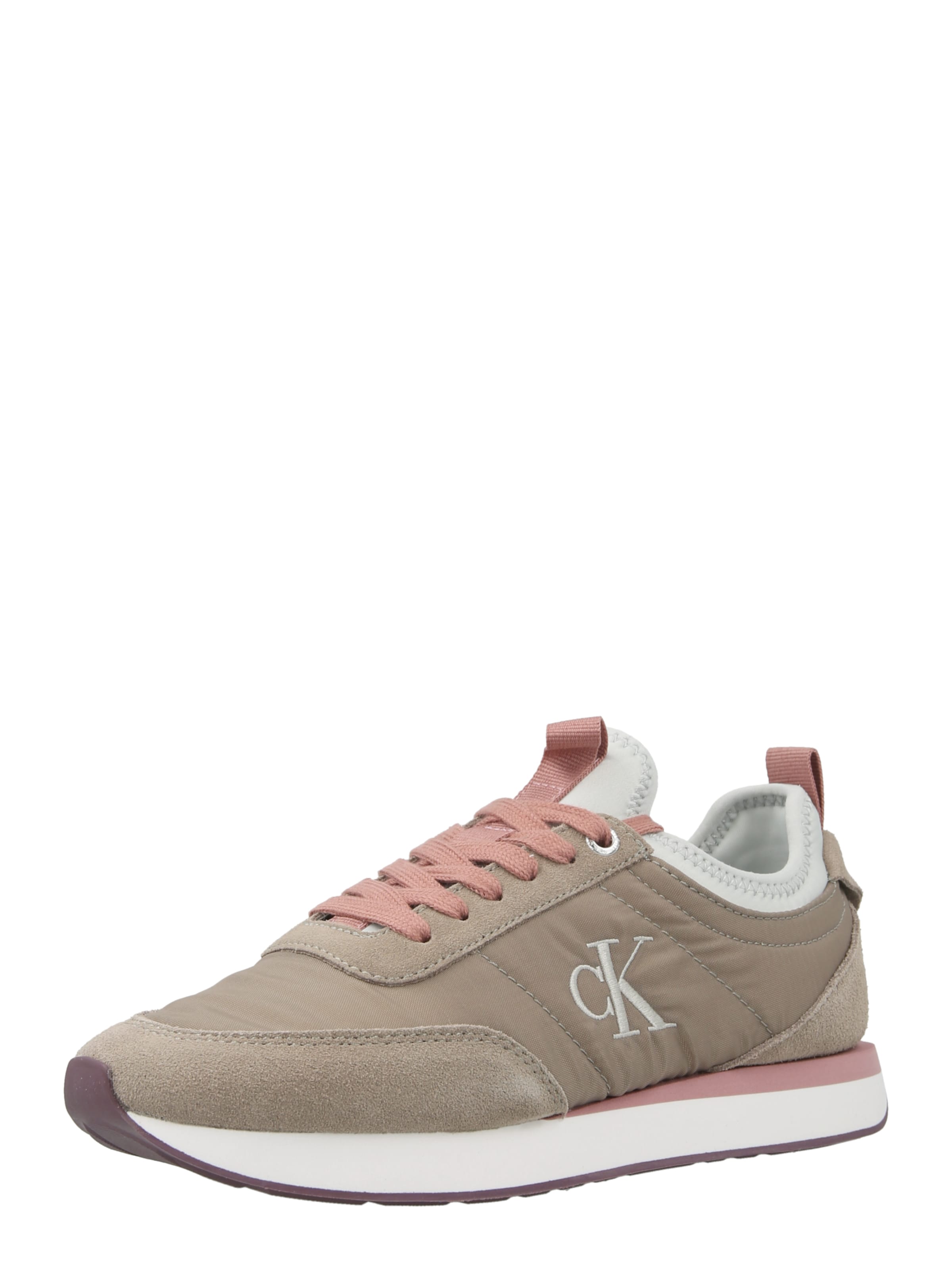 Calvin Klein Jeans Sneaker 'RETRO RUNNER' in Beige: Vorderseite