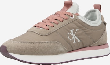 Calvin Klein Jeans Sneaker 'RETRO RUNNER' in Beige: Vorderseite