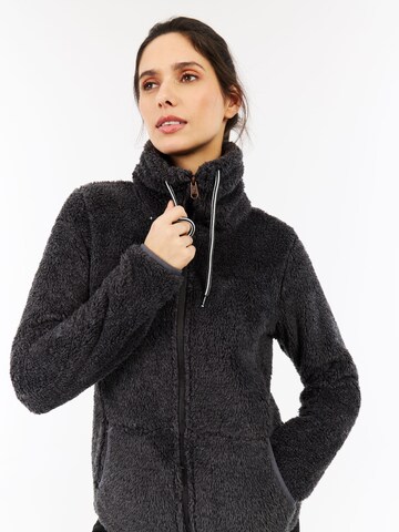 PROTEST Fleece Jacket 'RIRI' in Grey
