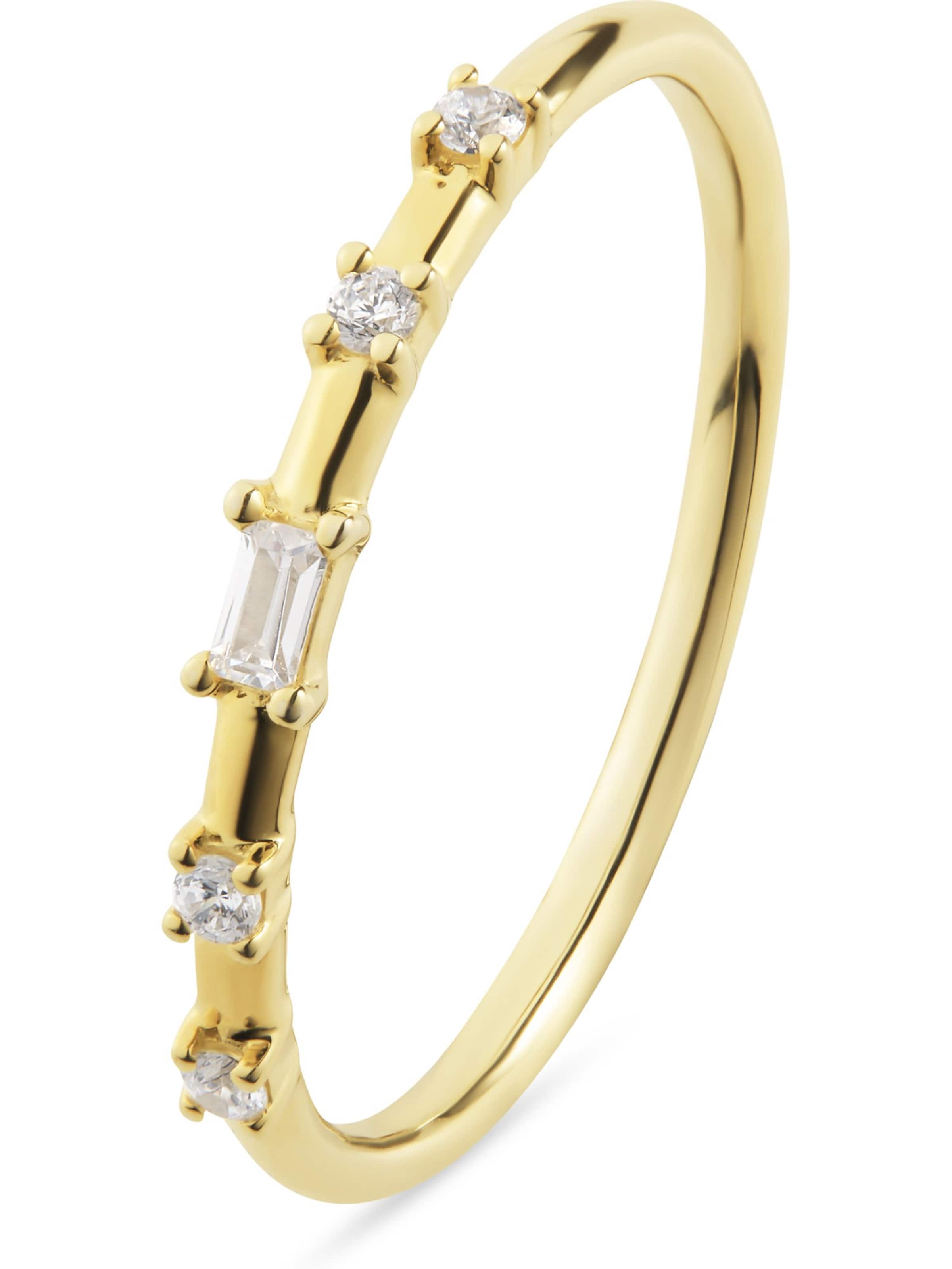 CHRIST Ring in Gelb: Vorderseite