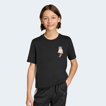 ADIDAS SPORTSWEAR Performance Shirt 'Minecraft' in Black: front