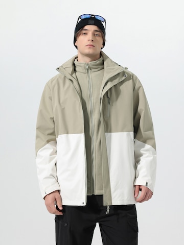 YOUTHUP Performance Jacket in Grey: front