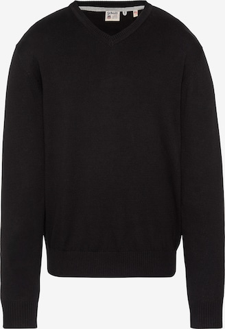 Pull-over Schott NYC en noir : devant