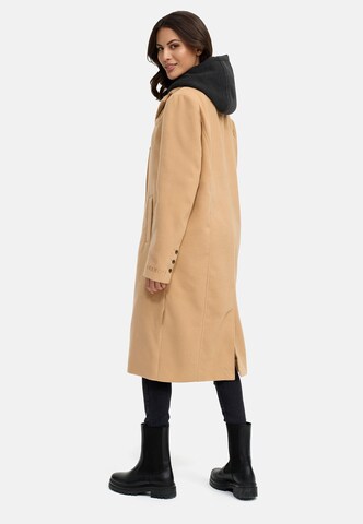 NAVAHOO Between-seasons coat 'Kekstraum 14' in Brown