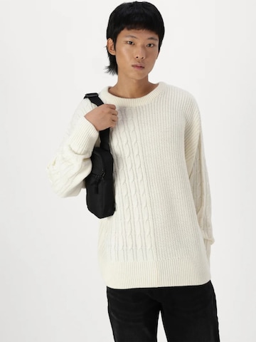 Comfort fit Camicia ' DPKnitted ' di Denim Project in bianco