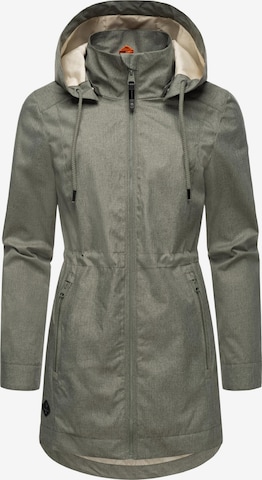 Ragwear Λειτουργικό παλτό 'Dakkota II' σε πράσινο: μπροστά