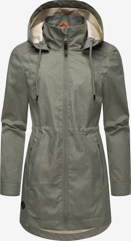 Manteau fonctionnel 'Dakkota II' Ragwear en vert : devant